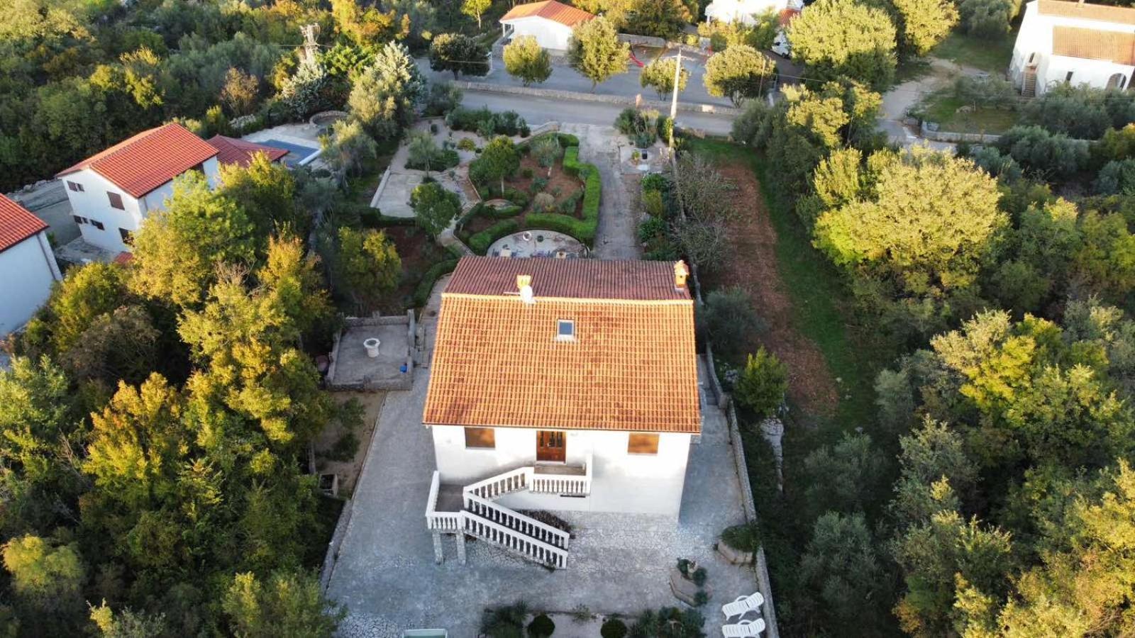 Apartman Kačić Sveti Ivan Dobrinjski Bagian luar foto