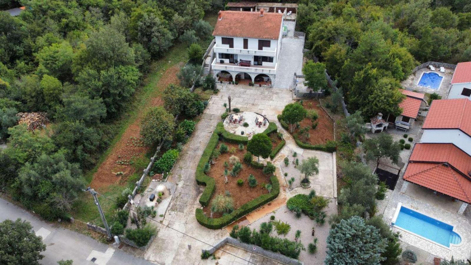 Apartman Kačić Sveti Ivan Dobrinjski Bagian luar foto